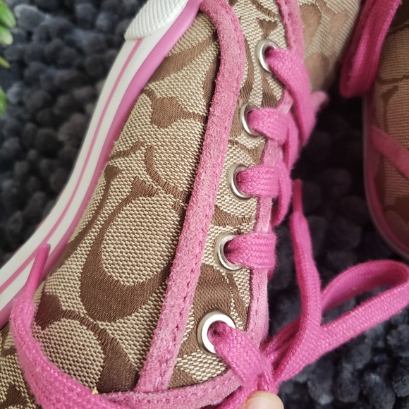 Coach Dawnell Low Top Fashion Sneakers Sz5.5 - Picture 16 of 16